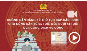 Hướng dẫn DVC căn cước cho trẻ em 06 đến 14 tuổi p3